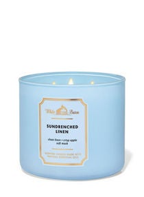 Sun-Drenched Linen 3-Wick Candle 