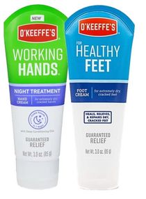 2 Piece Combo Of Working Hands Night Treatment And Healthy Feet Cream Tubes 