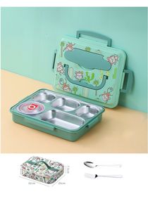 Stainless Steel Insulated Lunch Box with Meal Box Bag and Soup Bowl 