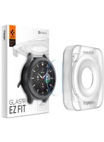 GLAStR EZ Fit Tempered Glass Screen Protector for Samsung Galaxy Watch 4 CLASSIC (46mm)  with Auto Align technology tray - 2 Pack 