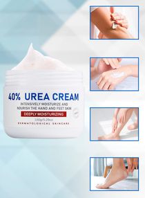 40% Urea Foot Hand Cream 150g for Dry Cracked Heels Best Callus Remover For Feet & Hands Natural Moisturizes Nourishes Softens Dry Rough Cracked Dead Skin Hand And Feet Repair Cream 