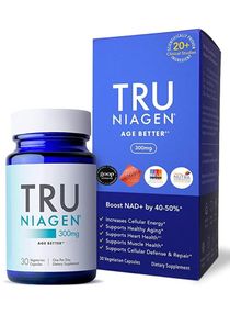 30ct/300mg Multi Award Winning Patented NAD+ Boosting Supplement - More Efficient Than NMN - Nicotinamide Riboside for Cellular Energy Metabolism & Repair, Vitality, Muscle Health, Healthy Aging 
