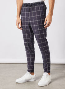 Checkered Woven Pants 