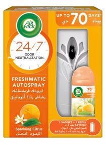 Freshmatic Freshner Auto Spray Kit 1 Gadget and 1 Refill Citrus 250 ml 