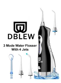 Professional Portable Dental Tooth Water Flosser Teeth Cleaner Cordless Oral Irrigator With 3 Modes And 4 Replaceable Jet Tips Waterproof IPX7 