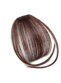Front Hair Bangs Clip Wig Dark Brown 