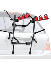 Foldable Bicycle Rear Mount Carrier, 3 Slots Bicycle Carrier Rack Rail (Trunk Mount Rack) 