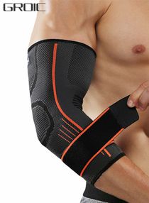 Elbow Support, Compression Support Sleeves, Compression Sports Elbow Pads, Fitness Cycling Sports Elbow Pads, Joint Pain Relief Elbow Compression Sleeves 