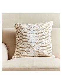 Petra Medalic Embroidered Beaded Cushion Cover 45 x 45 cm 