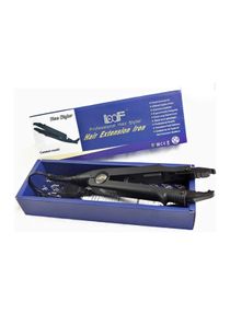 Loof Hair Extension Iron Treatments for Professional Salon Equipment Style02 Black 