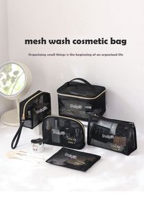 5-Piece Travel Cosmetic Storage Bag Set 