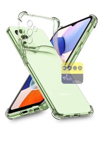 Hard PC Soft TPU Edge Cell Phone Case Cover For Samsung Galaxy A14 5G Clear 