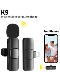 K9 Wireless Collar Clip-On Microphone For iPhone/iPad Lapel Lavalier Mic 