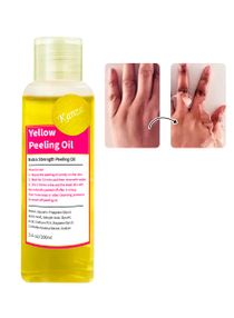 Yellow Peeling Oil 100ml Super Strength Dead Skin Remover Skin Moisturizing Hydrating Butter Peeling Remove Dead Skin and Calluses on Feet and Hand Dark Spot Peeling Oil Unisex 
