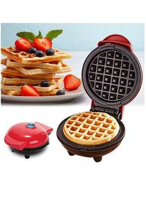 Mini Waffle Maker for Individual Waffles, Hash Browns, Keto Chaffles with Easy to Clean, Non-Stick Waffle Iron, 4 Inch 