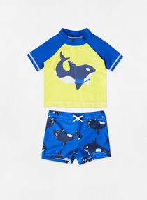 Baby Boys Dolphin Rashguard Set 