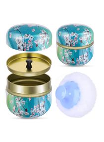 Powder Case with Puff for Body Empty Container Dusting Box Baby After Bath Kit Makeup Dispenser 