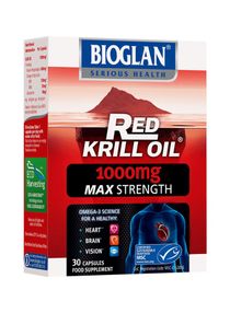 Red Krill Oil Max Strength Capsules 1000mg Omega-3 Fish Oil 30'S 