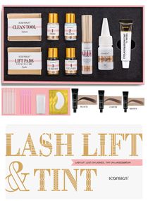 Iconsign Fast Eyelash Eyebrow Lift  Perming and Tint Kit with Nutrition 