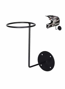 Motorcycle Accessories Helmet Holder, Metal Stand Wall Mounted Hanger Rack for Jacket, Coats, Hats, Dancing Masks, Ball Back for Basketball, Football, Volleyball 
