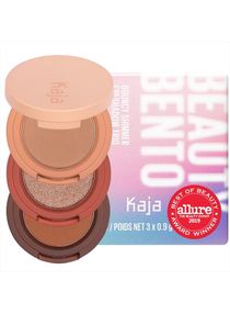 Beauty Bento Collection - Bouncy Eyeshadow Trio | Warm Honey Tones, Travel Size, 10 Spiked Ginger, 2019 Allure Best of Beauty Award, 0.03 Oz 
