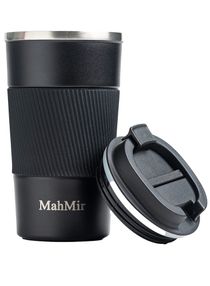 Tumbler Stainless Steel Vacuum Insulated Travel Mug Water Coffee Cup for Home Office Outdoor Works Great for Ice Drinks and Hot Beverage (510ml ,Black) 