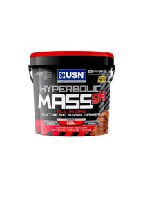 USN Hyperbolic Mass GH Dutch Chocolate 4kg: High Calorie Mass Gainer Protein Powder for Fast Muscle Mass and Weight Gain, With Added Creatine and Vitamins 