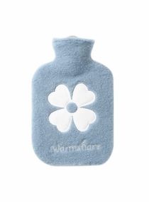 Hot Water Bottle with Soft Cover, 500ML Small Hot Water Bottle,Wearable hot Water Bottle, for Neck, Shoulder Pain and Hand Feet Warmer, Menstrual Cramps, Hot Compress and Cold Therapy 