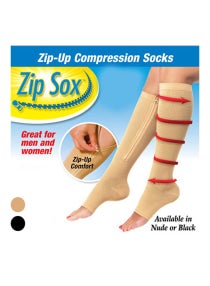 Pair Of Zip-Up Compression Socks 