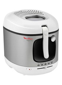 Mega Deep Fryer, large capacity, temperature setting from 150° to 190°, convenient AM480027 White/Silver/Black 