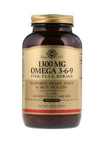 Omega 3-6-9 1300 mg 120 Softgels 