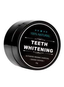 Natural Activated Organic Charcoal Teeth Whitening Powder Black 30g 