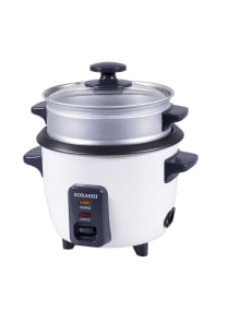Rice Cooker With Steamer 600 ml 350 W SRC-306 White/Grey 