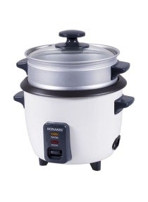Rice Cooker With Steamer 1 L 400 W SRC-310 White/Grey 