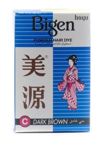 Powder Hair Dye Dark Brown 6g 