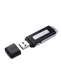 USB Voice Recorder Black/Grey 