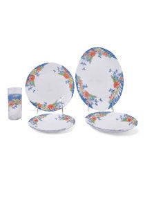 Arcopal Florine Dinner Set 19+6Piece Multicolour Standard 