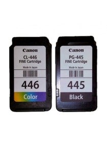 PG-445/CL-446 BK/C/M/Y Ink Cartridge Multipack, Includes 1 Black & 1 Colour FINE Cartridge, For Crisp, Sharp & Long-Lasting Results Multicolour/Black 