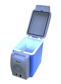 Portable Car Compact Refrigerator 7.5 L K7085-1 Blue/White 