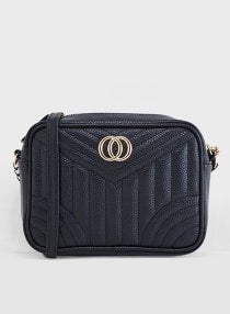 Quilted Crossbody Bag Black 