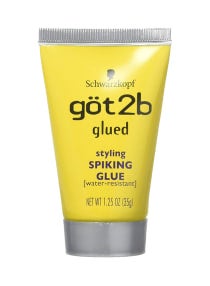 Glued Styling Spiking Water Resistant Glue Unisex By Got2B, 1.25 Ounce 