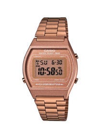 Women's Water Resistant Stainless Steel Digital Watch B640WC-5ADF - 35 mm - Rose Gold 