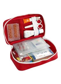 First Aid Kit Bag Red 23x13x7.5centimeter 