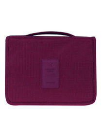 Waterproof Cosmetic Toiletry Bag Purple/Daisy Mint 