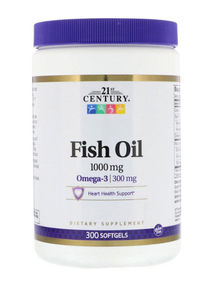 Omega-3 Fish Oil 1000mg - 300 Softgel 