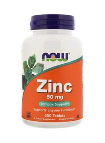 Zinc 50 mg Dietary Supplement - 250 Tablets 