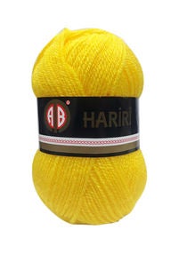Crochet and Knitting Yarn Yellow 40g 