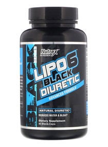 Lipo-6 Black Diuretic Supplement - 80 Capsules 