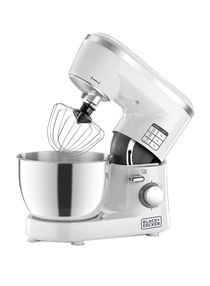 Stand Mixer and Multi function Kitchen machine with Stainless Steel Bowl And 6 Variable Speed Control 4 L 1000 W SM1000-B5 White/Silver 