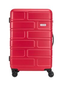 Bricklane 4-Wheels Hardside Medium Check-In Luggage Trolley Red 